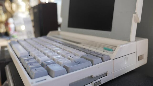Retro Vintage Laptop Computer
