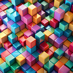 Obraz premium 3d-cubes-background-