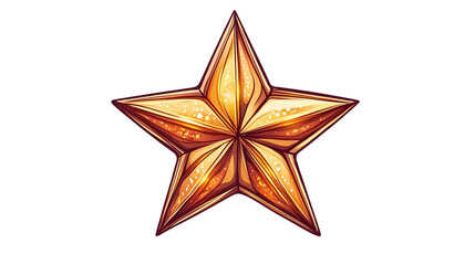 Obraz premium Festive glowing star for Christmas