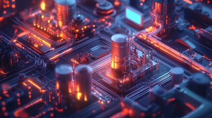 EDF Energy logo in a 3D rendering, highlighting gas and electricity supply