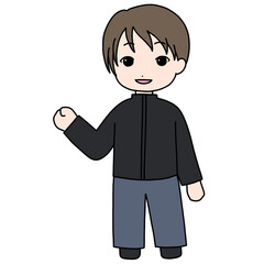 表現キャラ-喜び-男性