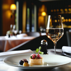 Fototapeta premium canape with salmon and caviar