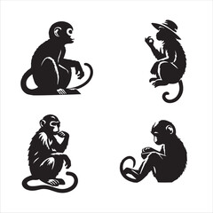 Monkeys vector