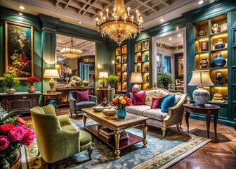Captivating Portraits of Elegance in Boutique Interiors Showcasing Stylish Design Elements, Rich Textures, and Unique Decor for an Inspiring Visual Experience
