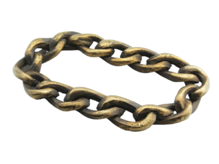 a close up of a chain