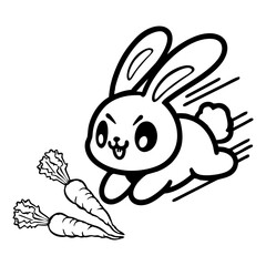 rabbit with carrot