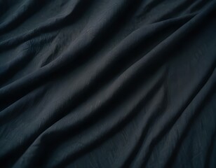 Obraz premium dark cotton smooth finished textile macro pattern closeup drapery macro