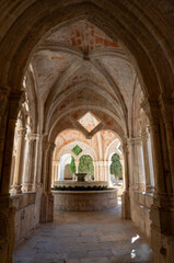 Fototapeta premium The Santa María de Poblet Monastery, Poblet Abbey