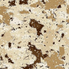 Arid Desert Terrain Hunting Tactical Camo, Seamless Camouflage Pattern Texture