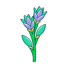 tuberose flower vector icon, vector flower illustration, flower icon - simple vector illustration of a tuberose flower, ideal for floral designs, botanical art, and nature-themed projects..