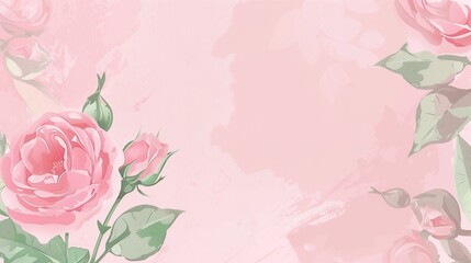 pink rose background: A Symphony of Delicate Beauty，this pink rose background is sure to add a touch of charm.