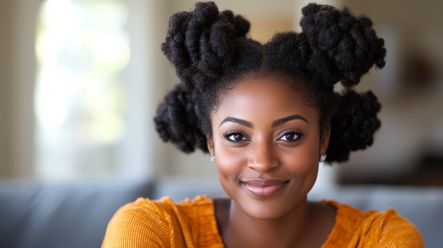 AI app helps style natural hair into bantu knots, celebrating cultural heritage and beauty