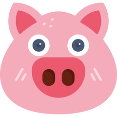 Pig Face Icon