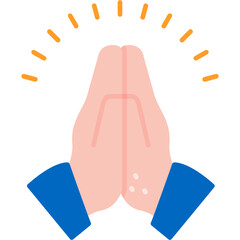 Obraz premium Praying Hands Icon