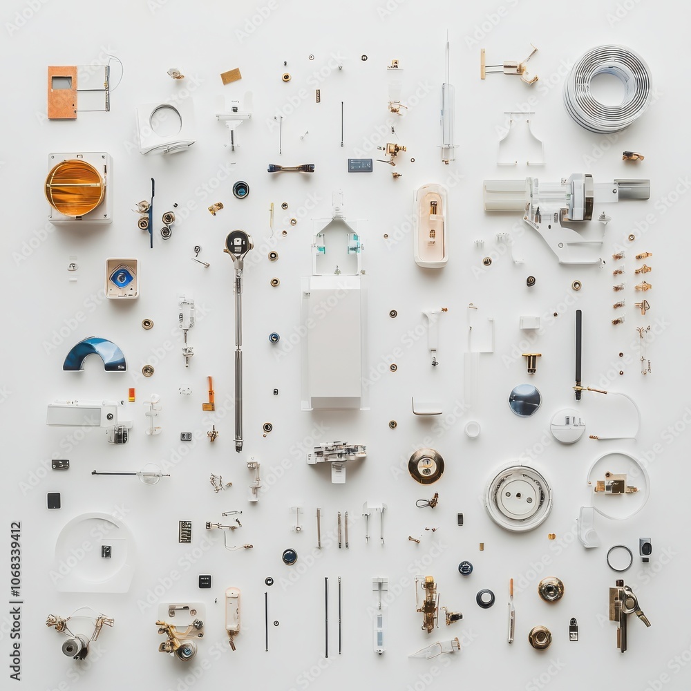 Poster exploring the future of levitating technology a comprehensive deconstruction of device components an