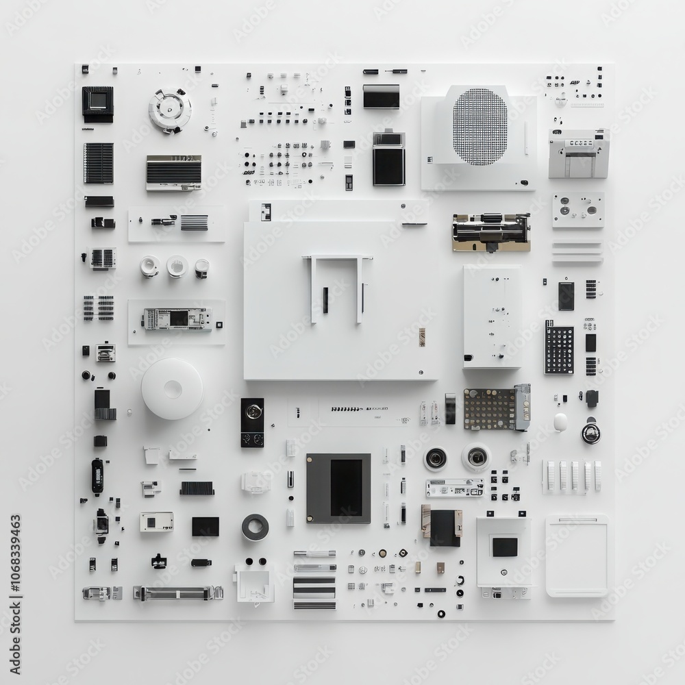 Poster deconstructing levitating technology components an in-depth analysis of device parts and functionali