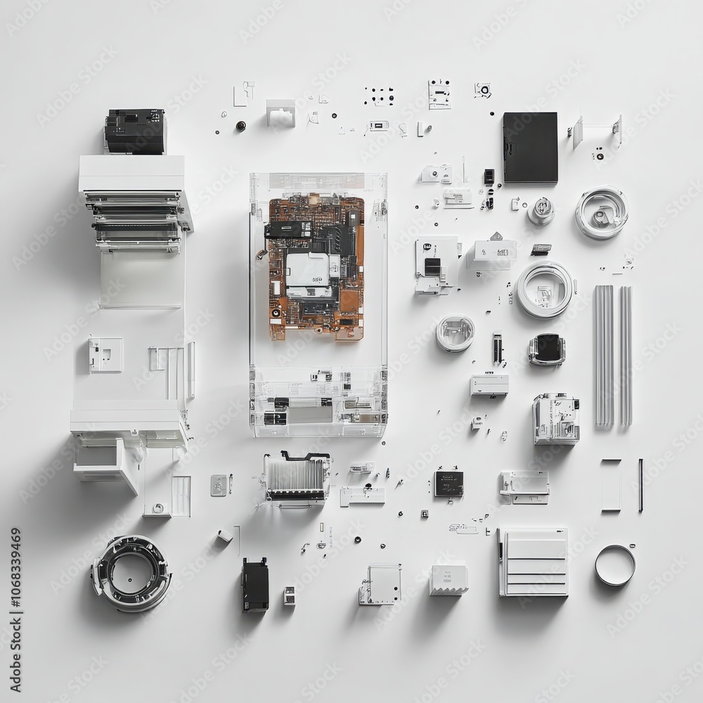 Poster deconstructing levitating technology an in-depth look at component functionality and design innovati