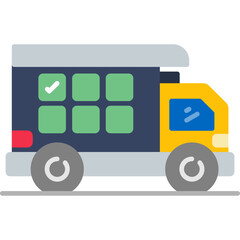 Naklejka premium Delivery Slot Icon