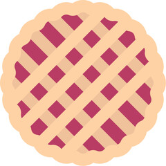 Thanksgiving Pie Crust Icon