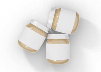 Baby Food Jar Packaging Mockup