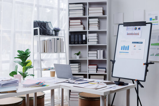A space where creativity flows. Still life shot of a modern office space.
