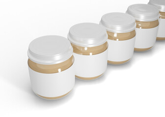 Baby Food Jar Mockup