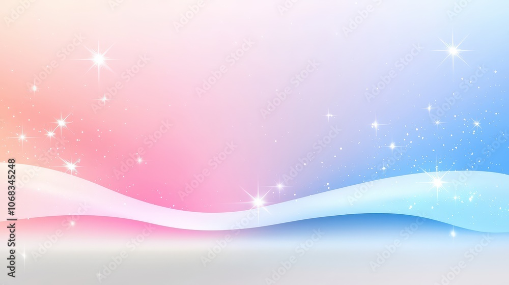Poster a minimalist galaxy background featuring soft colors and subtle star patterns, perfect for creating 