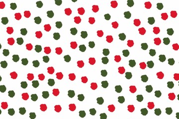 Christmas seamless pattern background with polka dots