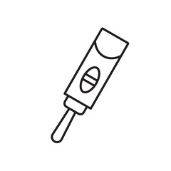 Pregnancy test icon. isolated vector icon.