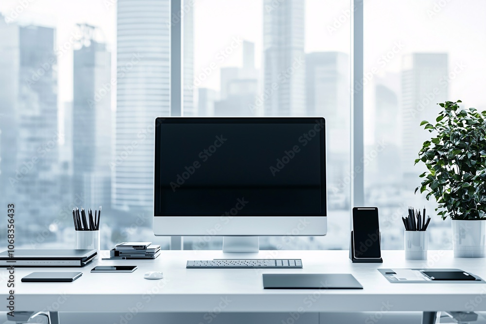 Poster a professional setup with digital forensic tools such as encrypted drives and forensic analysis soft