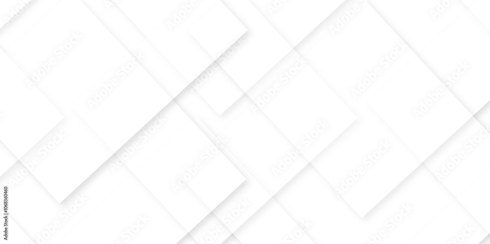 Poster abstract modern white, gray pattern geometric luxury gradient line background random square shape de