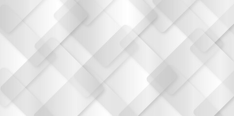 Abstract modern white, silver pattern geometric luxury gradient line background random square shape design. 3d shadow effects, modern design template background. layered geometric triangle shapes.