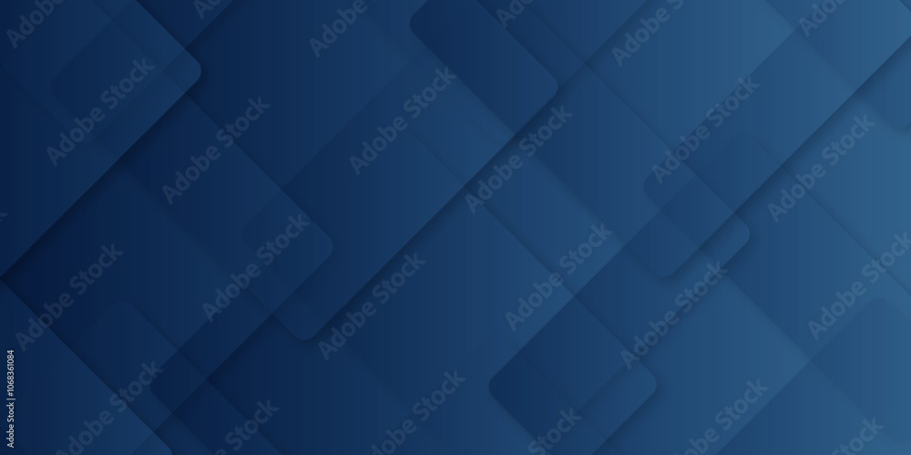 Poster abstract modern blue color pattern geometric luxury gradient line background random square shape des