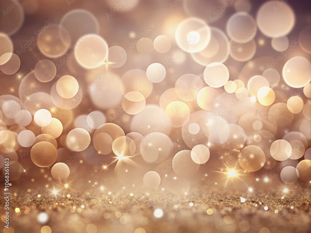 Poster elegant taupe background with bokeh effect for artistic and professional uses: perfect for websites,