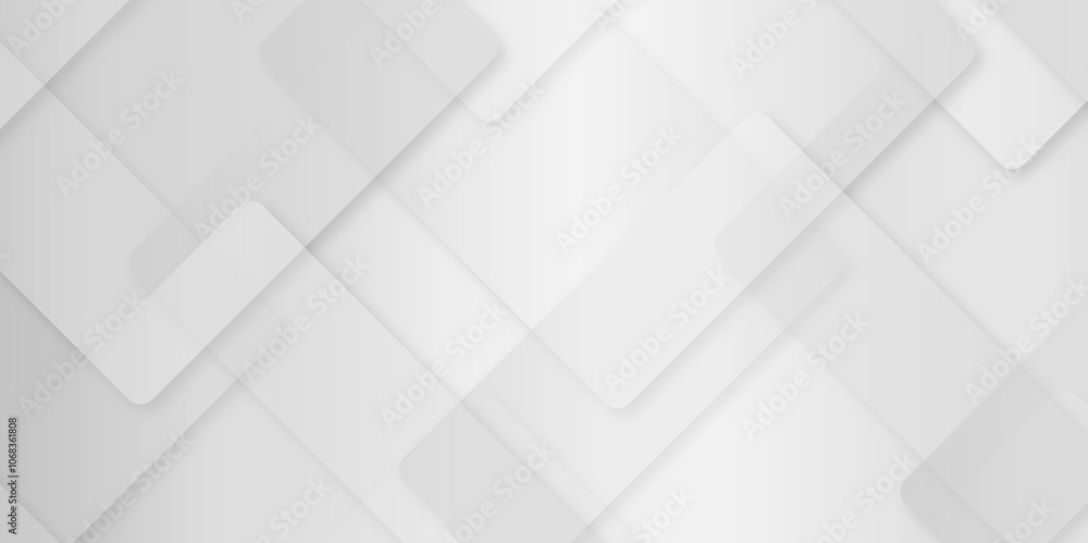 Poster abstract modern silver, white pattern geometric luxury gradient line background random square shape 