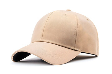 Fototapeta premium Blank Baseball cap mock up, isolated on white background