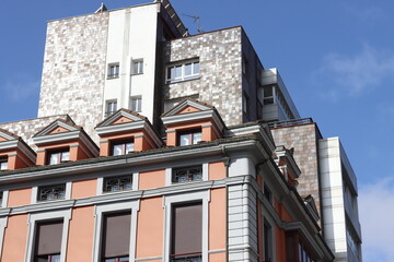 Architecture in the city of Oviedo, Spain
