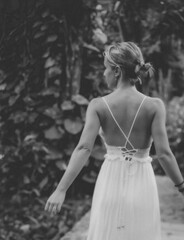 bride in wedding dress