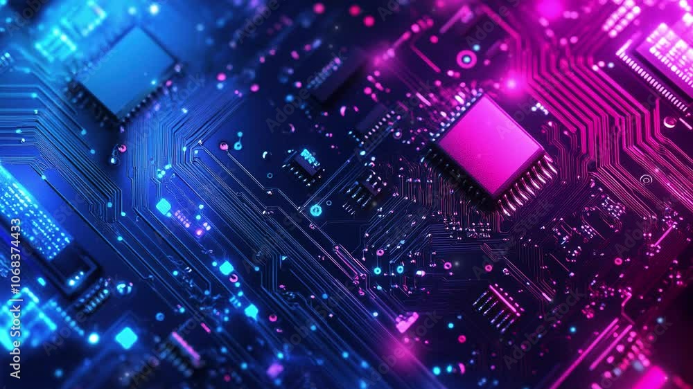 Poster futuristic technology concept. abstract circuit board background. abstract digital technology. high-