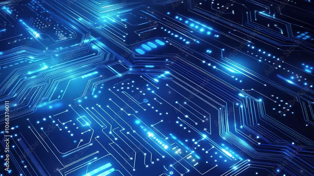 Poster futuristic technology concept. abstract circuit board background. abstract digital technology. high-