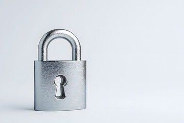 Fototapeta premium Digital lock isolated on white