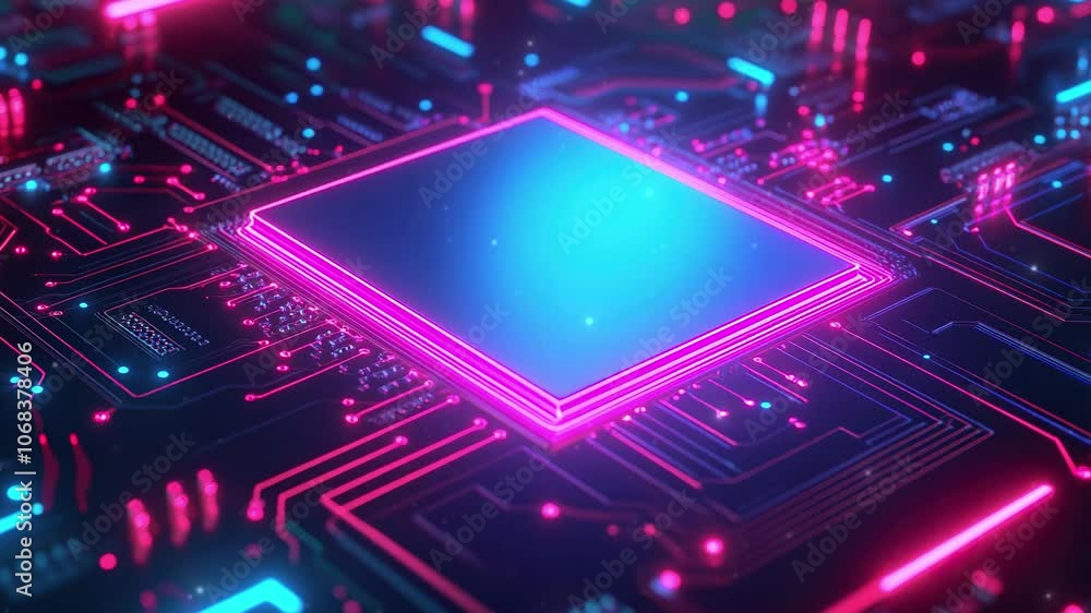 Poster futuristic technology concept. abstract circuit board background. abstract digital technology. high-