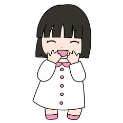 表現キャラ-喜び-女の子