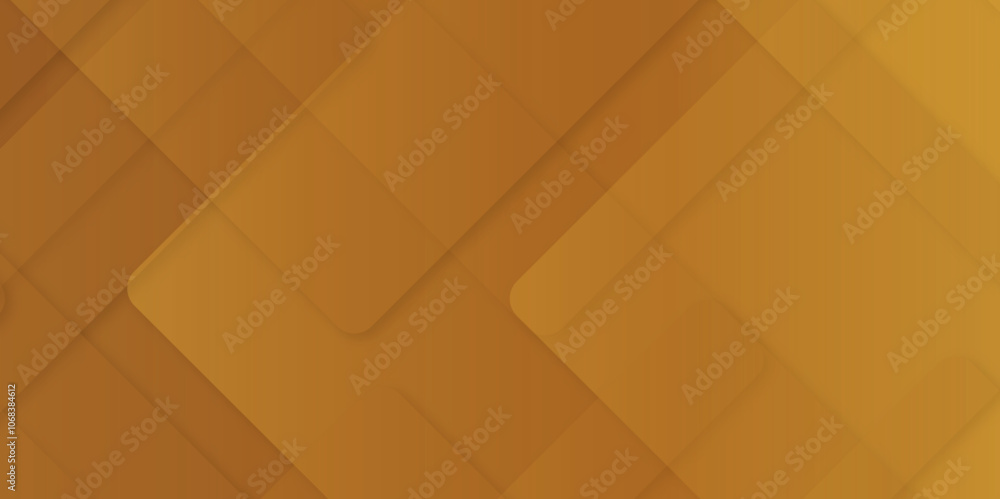 Poster abstract modern orange, yellow pattern geometric luxury gradient line background random square shape