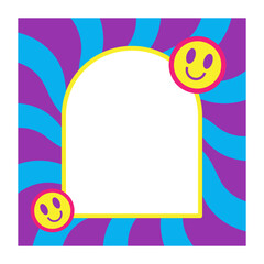 Obraz premium Pop Retro Square Frame