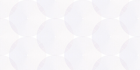 Seamless geometric spiral pattern and abstract circle wave lines overlapping pattern isolated. Design technology or modern concept. Ornament overlapping background. Colorful element line pattern.
