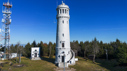 Observation tower on Mount Wielka Sowa, Sowie Mountains, Poland © PRO Balance