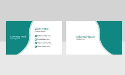 Creative and corporate business card template