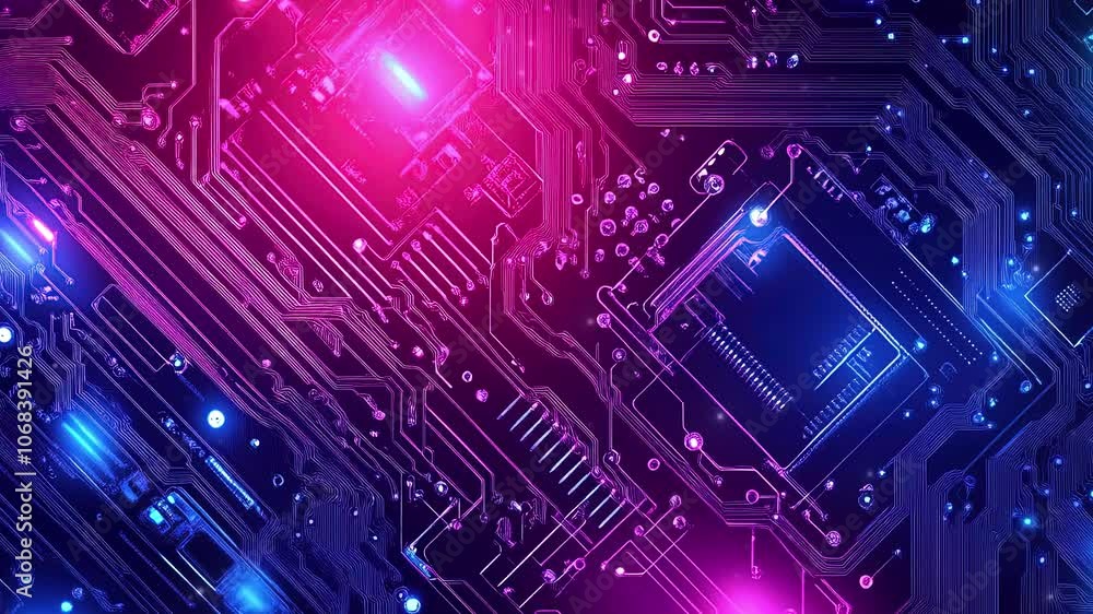 Poster futuristic technology concept. abstract circuit board background. abstract digital technology. high-