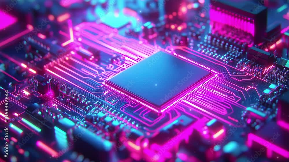 Poster futuristic technology concept. abstract circuit board background. abstract digital technology. high-